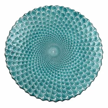 Centerpiece Blue Glass 50 x 50 cm 2