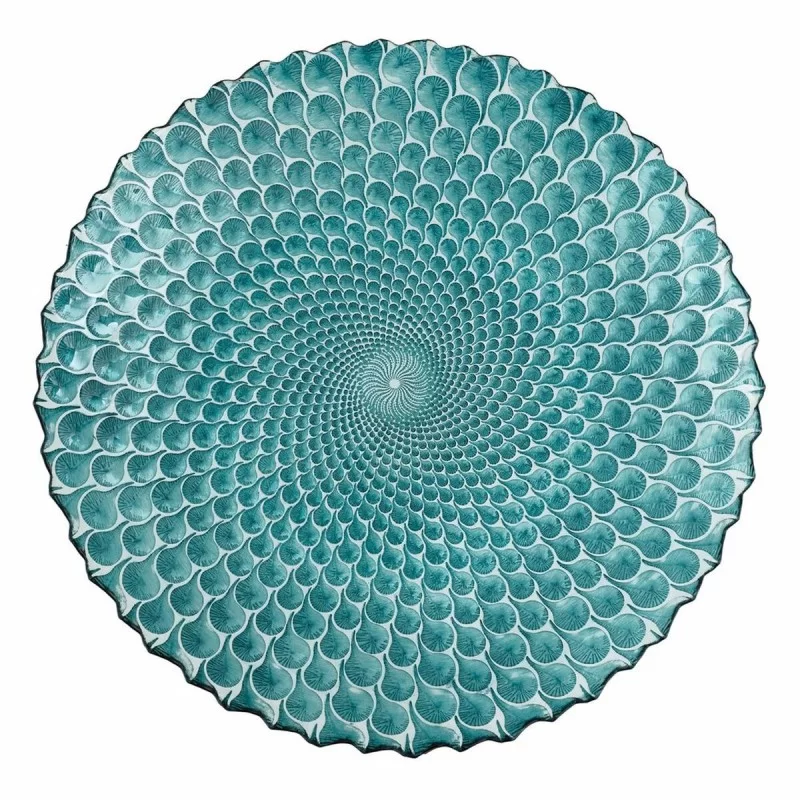 Centerpiece Blue Glass 50 x 50 cm