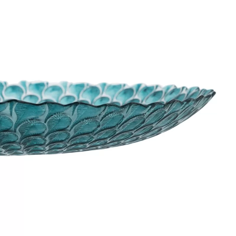 Centerpiece Blue Glass 50 x 50 cm