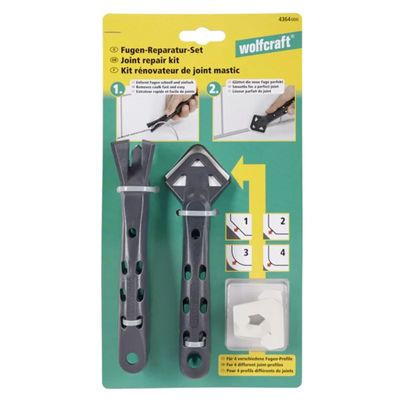 Scraper Wolfcraft 4364000 Interchangeable heads...