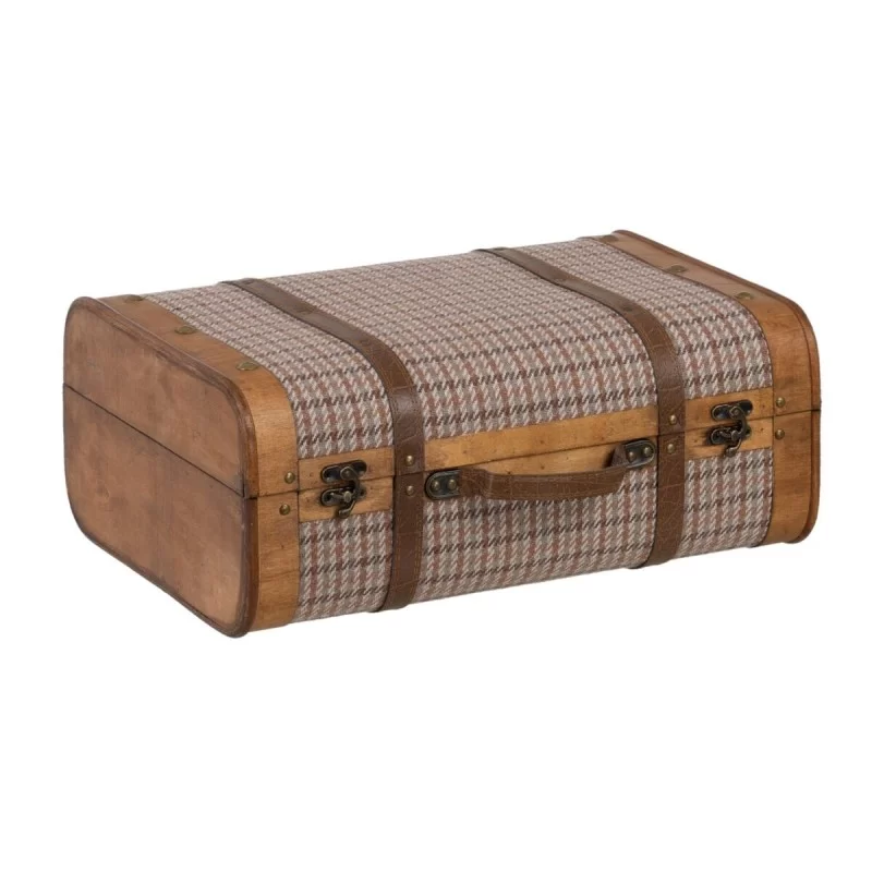 Set of Chests 50 x 36 x 20 cm Synthetic Fabric...