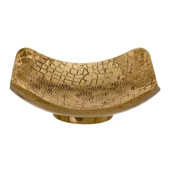 Centerpiece 40 x 40 x 13 cm Golden Metal Aluminium