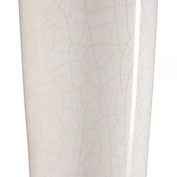 Vase 13 x 13 x 33 cm Ceramic Beige