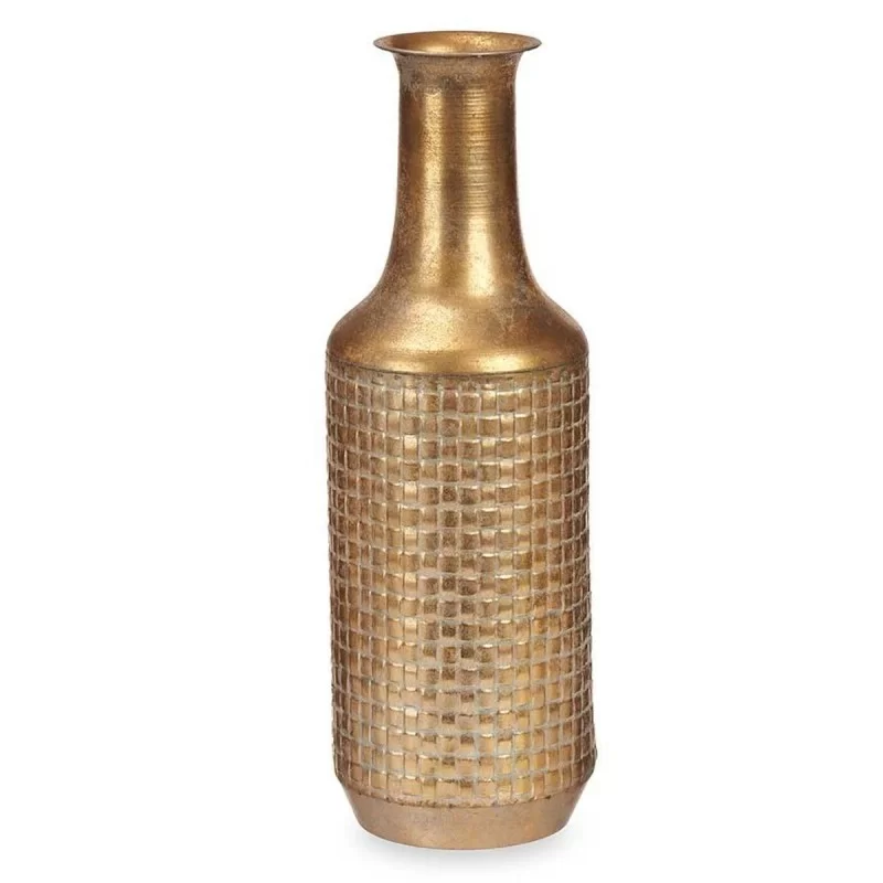 Vase Golden Metal 14 x 46 x 14 cm (4 Units)...