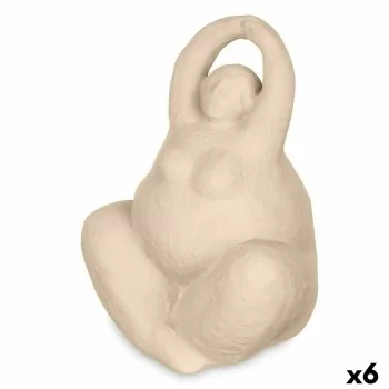 Decorative Figure Beige Ceramic 14 x 18 x 11 cm (6 Units)...