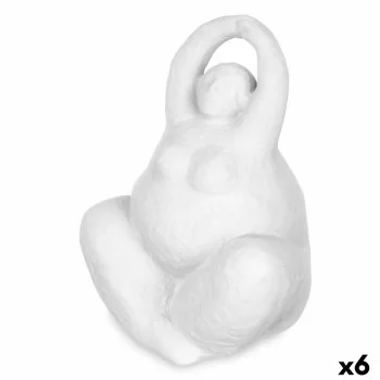 Decorative Figure White Dolomite 14 x 18 x 11 cm (6...