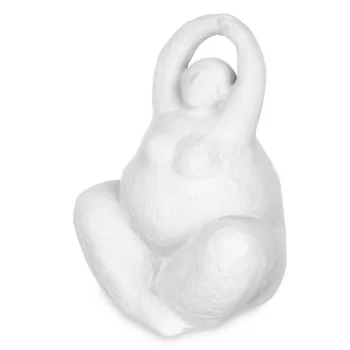 Decorative Figure White Dolomite 14 x 18 x 11 cm (6... 2