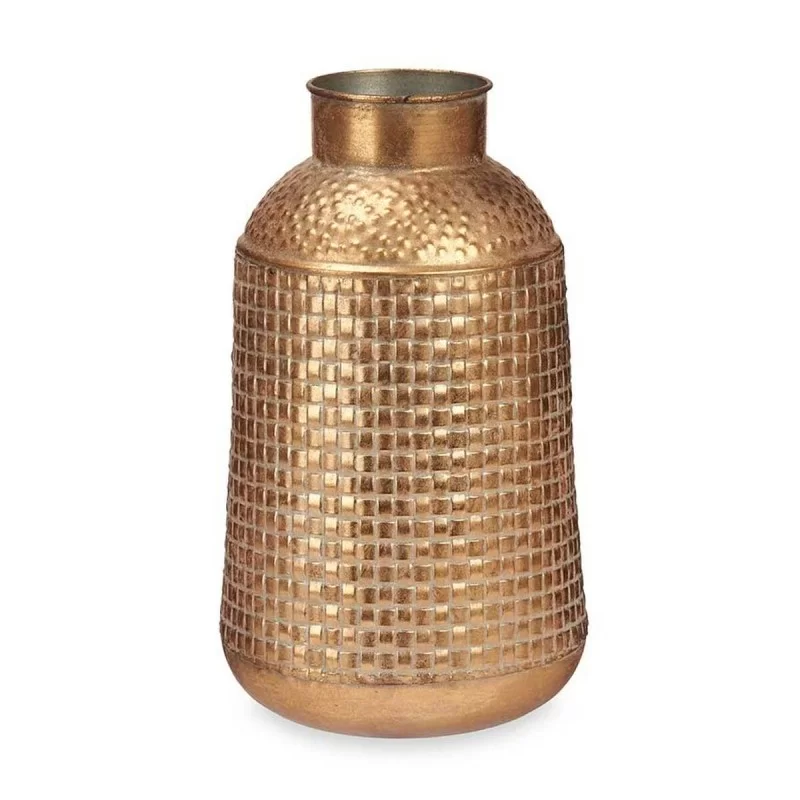 Vase Golden Metal 22,5 x 39,5 x 22,5 cm (4...