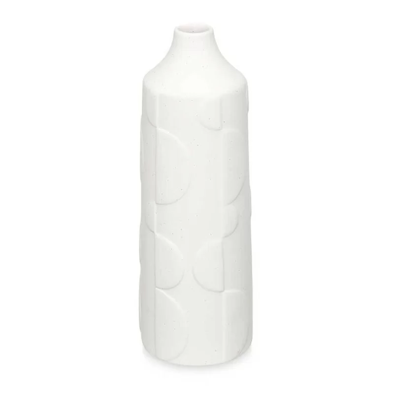Vase White Dolomite 11 x 30 x 11 cm (6 Units)...