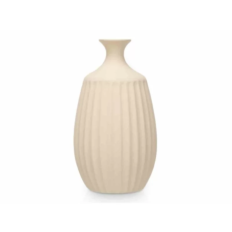 Vase Beige Ceramic 21 x 39 x 21 cm (2 Units)...