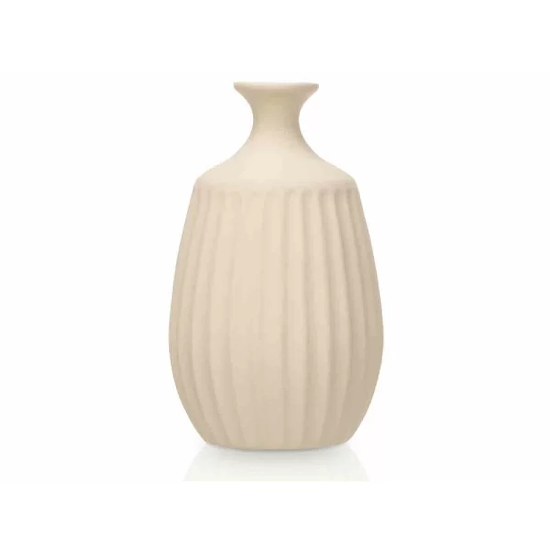 Vase Beige Ceramic 19 x 31 x 19 cm (4 Units)...
