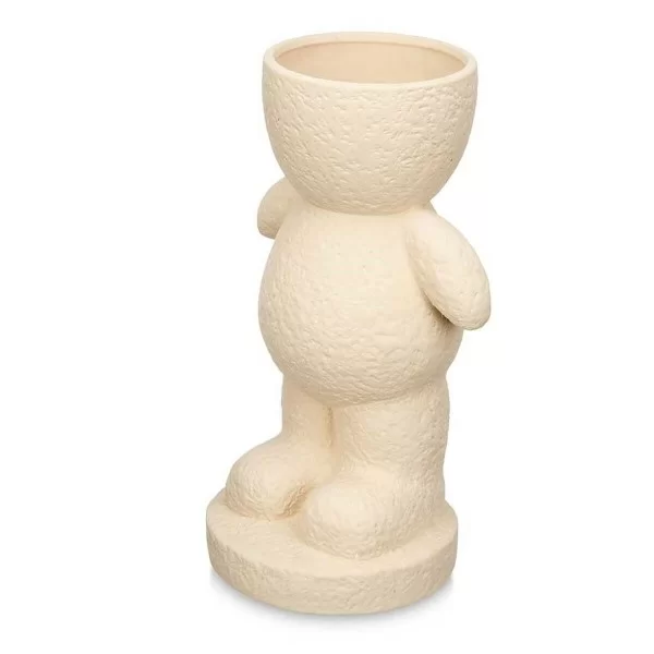 Decorative Figure Beige Dolomite 19 x 31 x 15 cm (4 Units) Vase