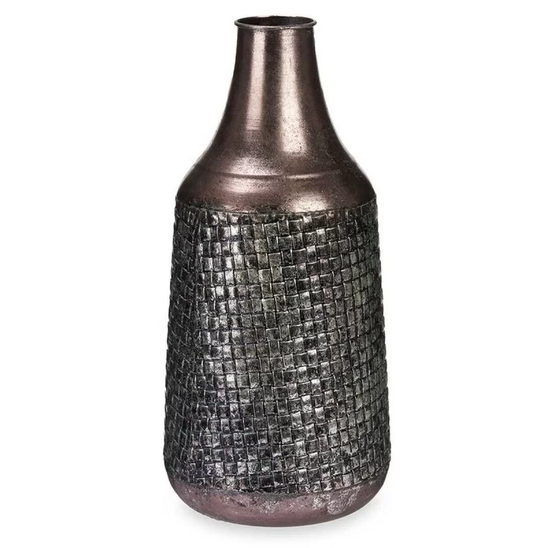 Vase Silver Metal 21 x 44 x 21 cm (4 Units)...
