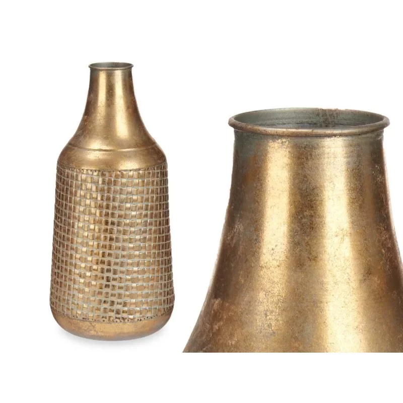 Vase Golden Metal 21 x 44 x 21 cm (4 Units)...