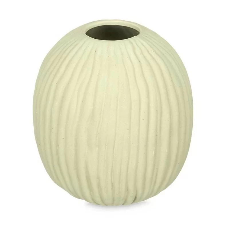 Vase Green Dolomite 15 x 18 x 15 cm (6 Units)...