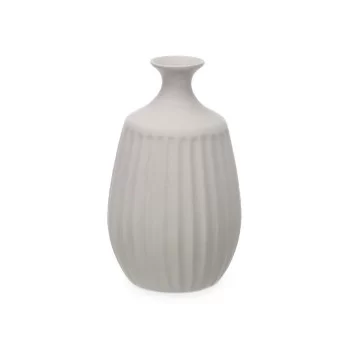 Vase Grey Ceramic 19 x 31 x 19 cm (4 Units) Stripes 2