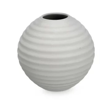 Vase Grey Ceramic 25 x 25 x 25 cm (3 Units) Sphere 2