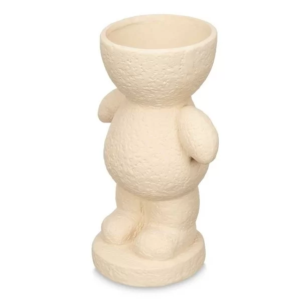 Decorative Figure Beige Dolomite 16 x 25 x 12 cm (6 Units) Vase