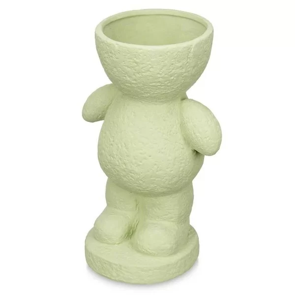 Decorative Figure Green Dolomite 16 x 25 x 12 cm (6 Units) Vase
