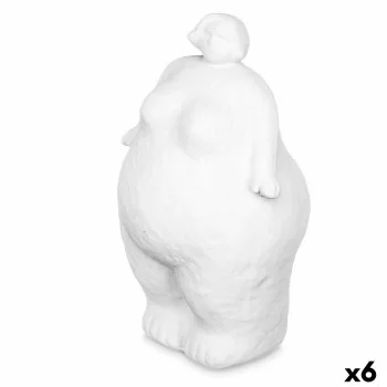 Decorative Figure White Dolomite 14 x 25 x 11 cm (6...
