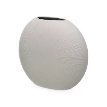Vase Grey Ceramic 36 x 34 x 16 cm (2 Units) Circular 2