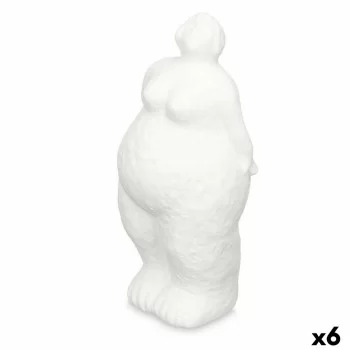 Decorative Figure White Dolomite 14 x 34 x 12 cm (6...