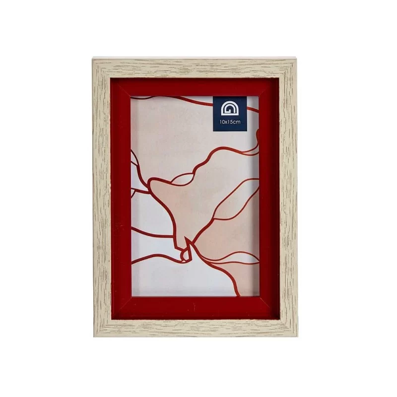 Photo frame Crystal Red Wood Brown Plastic...