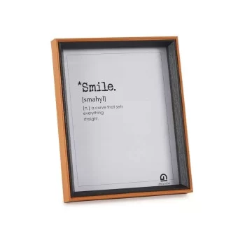 Photo frame Crystal Black Brown MDF Wood (22 x 27 x 3 cm)... 2