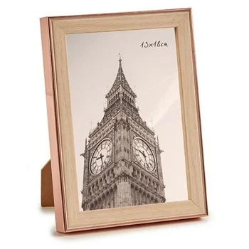 Photo frame Brown Copper Plastic Glass (15,6 x 2 x 20,7... 2