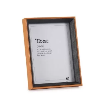 Photo frame Crystal Black Brown MDF Wood (17 x 22 x 3 cm)... 2