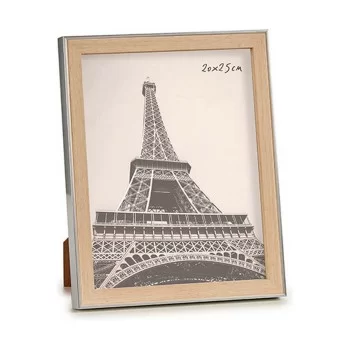 Photo frame 23 x 27 x 2 cm Silver Brown Plastic Glass (6... 2