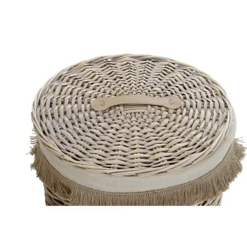 Basket set Home ESPRIT Brown Natural 47 x 47 x 56 cm (3... 2