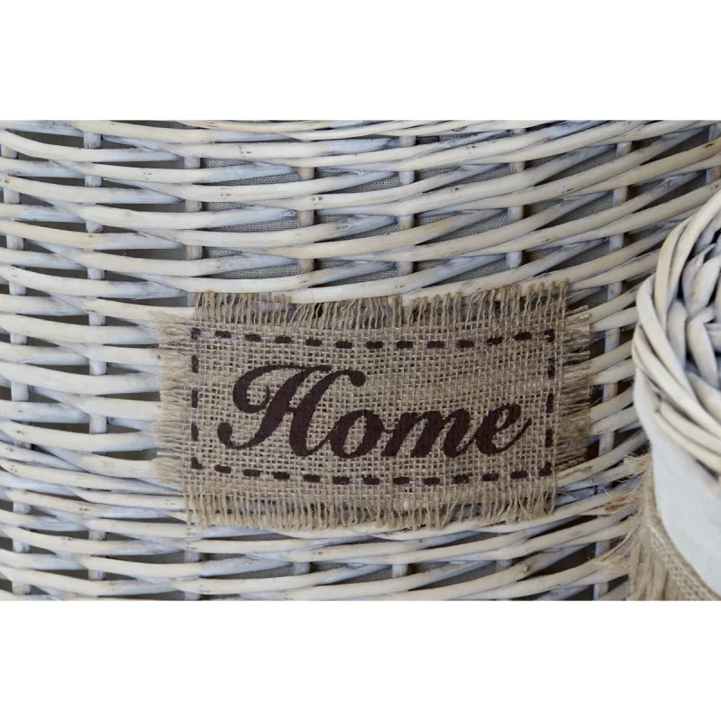 Basket set Home ESPRIT Brown Natural 47 x 47 x...