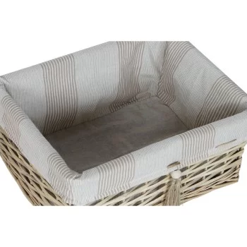 Laundry basket Home ESPRIT Beige Natural 5 Pieces 47 x 35... 2