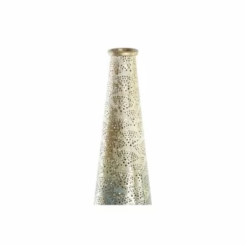 Vase DKD Home Decor 18 x 18 x 75 cm Aged finish Metal... 2