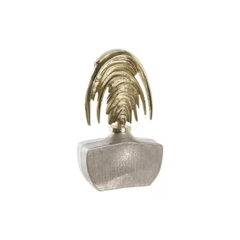 Vase DKD Home Decor Crystal Beige Golden Aluminium (33 x...