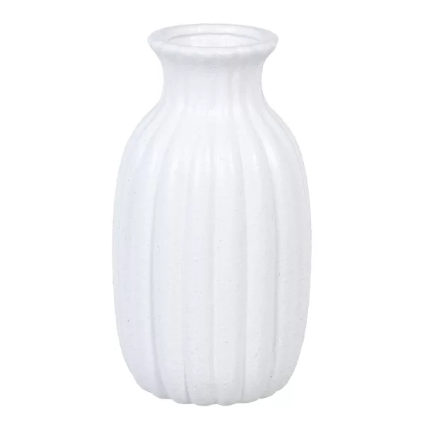 Vase 14,5 x 14,5 x 27,5 cm Ceramic White