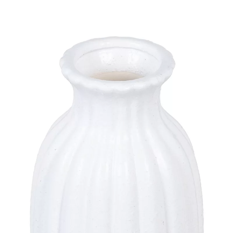Vase 14,5 x 14,5 x 27,5 cm Ceramic White