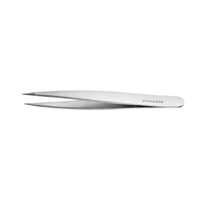 Tweezers for Plucking Eurostil Stainless steel 9,5 cm Fine tip