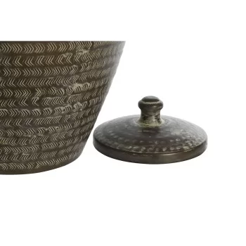 Vase Home ESPRIT Green Aluminium 40 x 40 x 49 cm 2