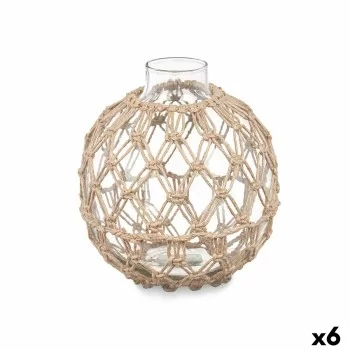 Decorative bauble Transparent Natural Glass Rope 18 x 20...