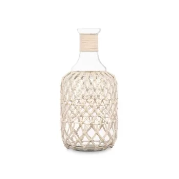 Bottle Decorative White Transparent Glass Rope 18 x 38 cm... 2