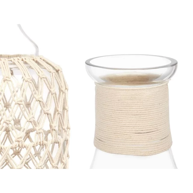 Bottle Decorative White Transparent Glass Rope...