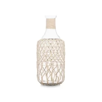Bottle Decorative White Transparent Glass Rope 19 x 48 cm... 2