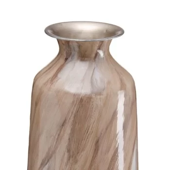 Vase Beige Iron 28 x 28 x 84 cm 2
