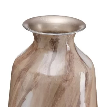 Vase Beige Iron 28 x 28 x 68 cm 2