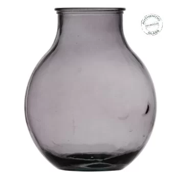 Vase Grey recycled glass 29 x 29 x 36 cm 2