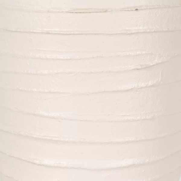 Vase White Ceramic 17 x 17 x 30 cm