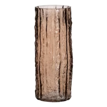 Vase Brown Crystal 12 x 12 x 30,5 cm 2