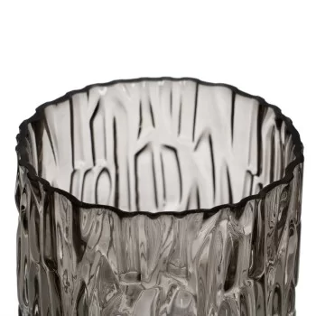 Vase Grey Crystal 12 x 12 x 12 cm 2